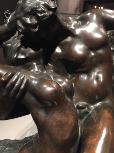 Detail of sculpture by Rodin